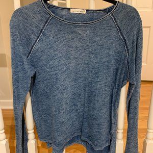 Rag & Bone Blue Long Sleeve Tee